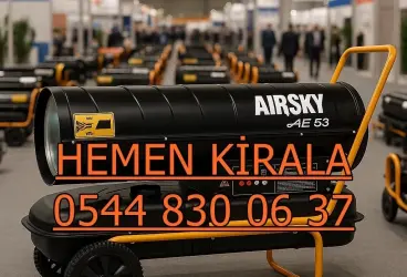 İnşaat Nem Kurutma Ekipmanları Mazotlu Elektrikli Isımak Isıtıcı Kiralama