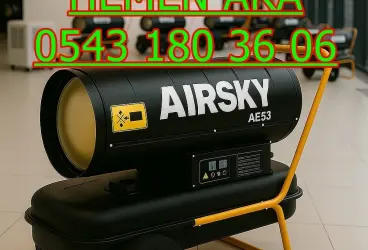 İnşaat Nem Kurutma Firması Ankara Mazotlu Elektrikli Isımak Isıtıcı Kiralama