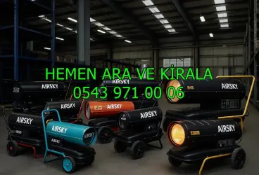 İnşaat Nem Kurutma Firması Mazotlu Elektrikli Isımak Isıtıcı Kiralama