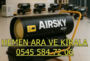 İnşaat Nem Kurutma Süreci Mazotlu Elektrikli Isımak Isıtıcı Kiralama