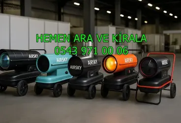 İnşaat Nem Kurutma Yöntemleri Mazotlu Elektrikli Isımak Isıtıcı Kiralama