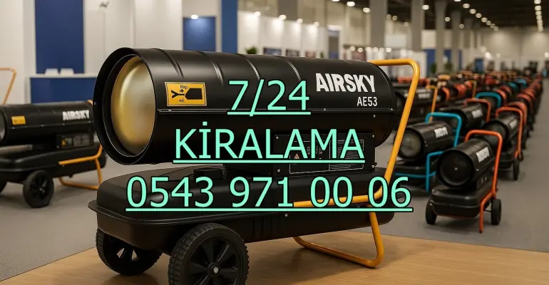 Diesel German Mazotlu Dizel Isıtıcı Mazotlu Elektrikli Isımak Isıtıcı Kiralama