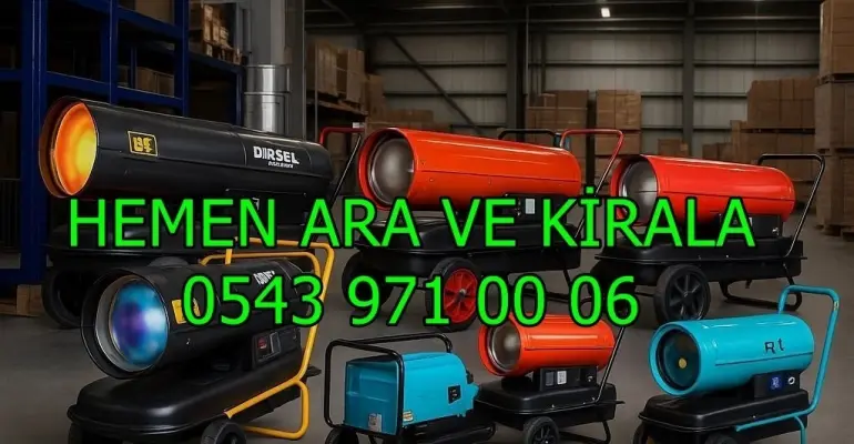 Elektrikli Isımak Kiralama Süreci Mazotlu Elektrikli Isımak Isıtıcı Kiralama