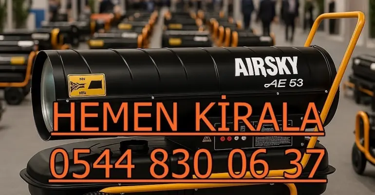İnşaat Nem Kurutma Ekipmanları Mazotlu Elektrikli Isımak Isıtıcı Kiralama