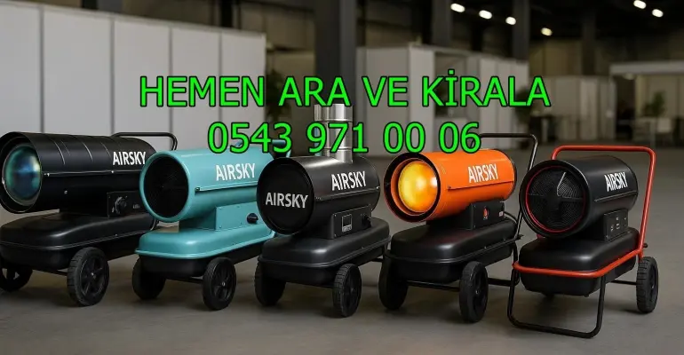İnşaat Nem Kurutma Yöntemleri Mazotlu Elektrikli Isımak Isıtıcı Kiralama