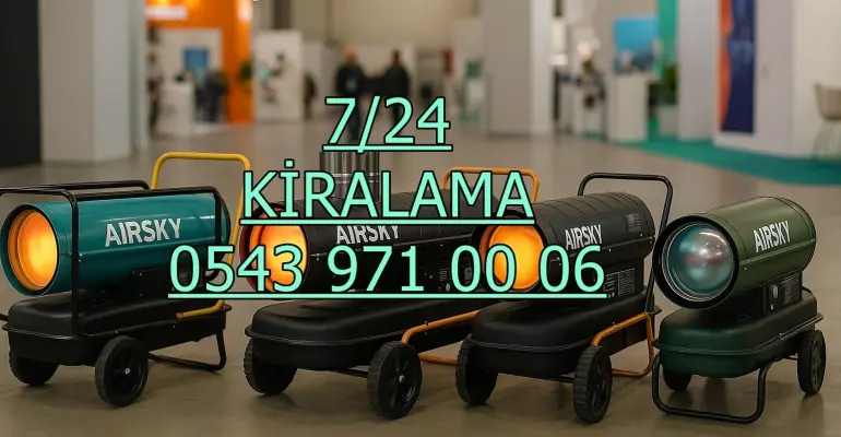 Konya Mazotlu Elektrikli Isımak Isıtıcı Kiralama